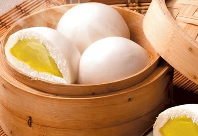 Steam Custard Buns 奶黃包