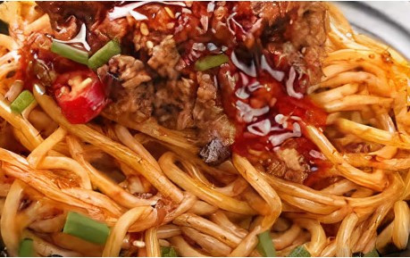 Cold Pork Mince Noodles