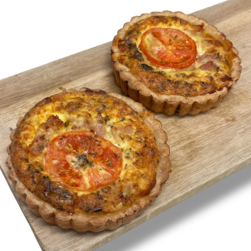 Bacon and Tomato Quiche