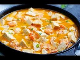 Prawn with Tofu and Egg Yolk