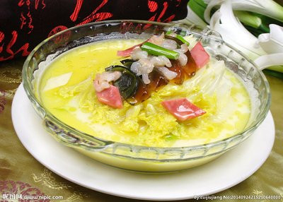 Chinese Cabbage in chicken stock