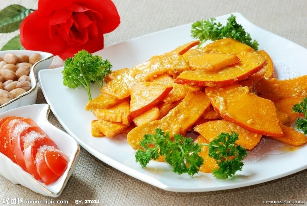 Pumpkin with Salted Egg Yolks