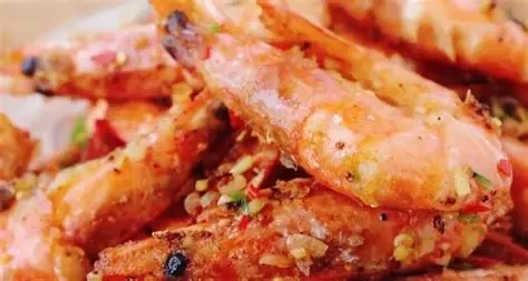 Fried Prawns with Spice Salt