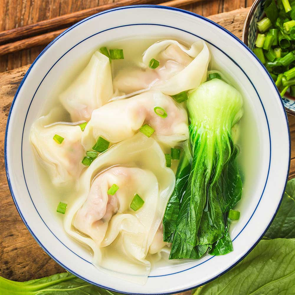 Pork and vegetables Wonton Soup