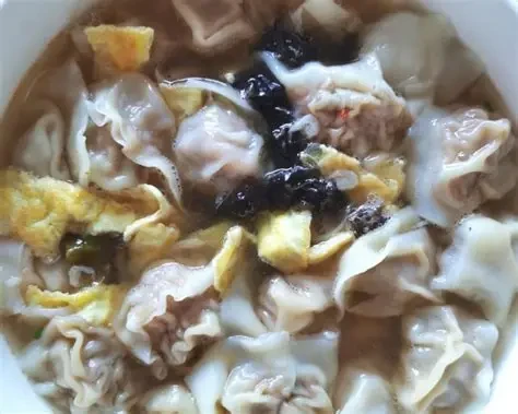 Pork Mini Wonton and Soup